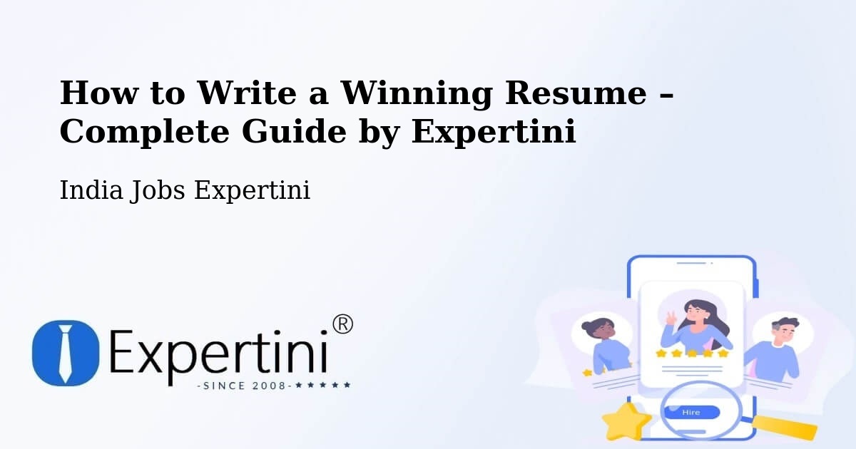 Resume Writing Guide for Job Seekers – Ajmer - Ajmer, India Jobs Expertini